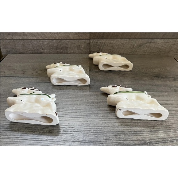 Vintage Christmas MCM Retro Deer Sleigh Art Pottery Rio Hondo Ceramic Reindeer - Picture 5 of 12